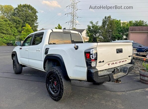 5TFCZ5AN5KX175588 2019 TOYOTA TACOMA Белый Задняя правая четверть