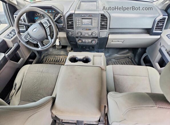 1FTEW1CF1HKD01225 2017 FORD F150 White Widok zestawu wskaźników