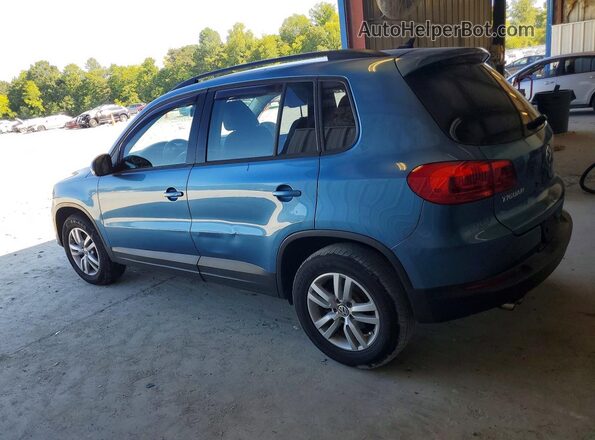 WVGBV7AX2HK007932 2017 VOLKSWAGEN TIGUAN Blue უკანა მარჯვენა
