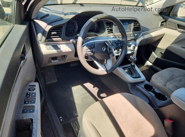 5NPD74LF7KH475803 2019 HYUNDAI ELANTRA Blue Սարքավորումների վահանակի տեսք