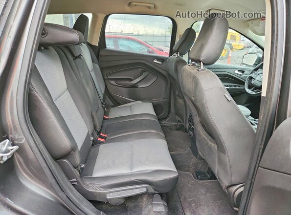 1FMCU9GDXJUA18400 2018 FORD ESCAPE Silver უკანა სალონის ხედი