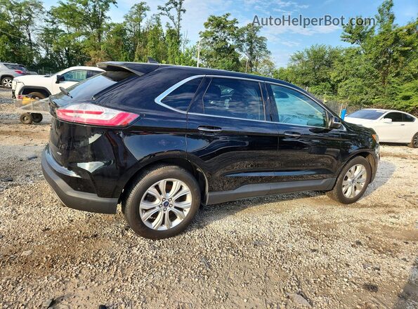 2FMPK4K95NBA51958 2022 FORD EDGE Black Delantero derecho