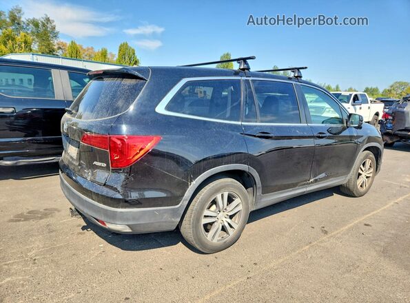 5FNYF6H84GB104159 2016 HONDA PILOT Black Передня права чверть