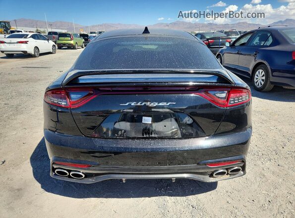 KNAE25LA2J6013040 2018 KIA STINGER Black Vista interior delantera