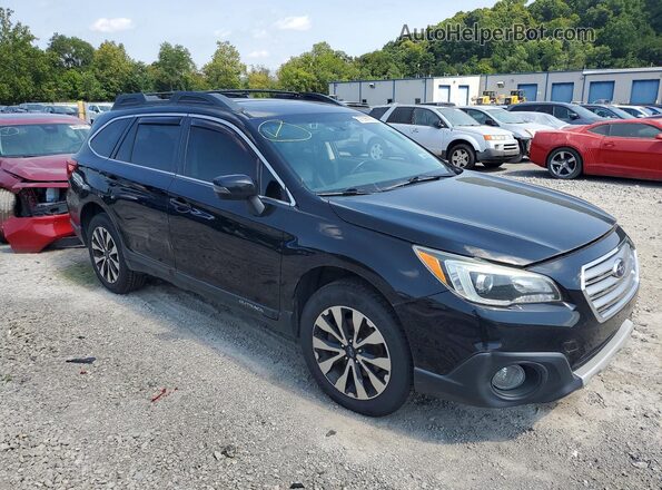4S4BSENC4G3205764 2016 SUBARU OUTBACK Black წინა ხედი