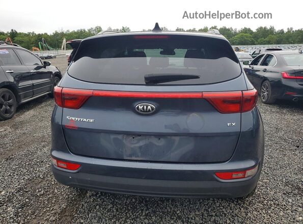 KNDPNCAC6K7495969 2019 KIA SPORTAGE Blue Widok wnętrza z przodu