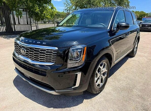 5XYP3DHC3LG005381 2020 KIA TELLURIDE Black უკანა მარცხენა