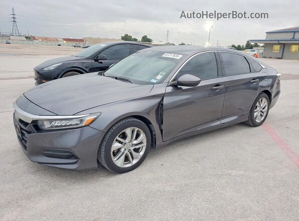 1HGCV1F15JA168119 2018 HONDA ACCORD Silver Հետևի ձախ