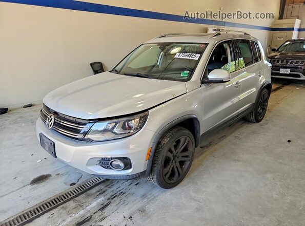WVGAV7AX3GW553447 2016 VOLKSWAGEN TIGUAN Silver Rear left