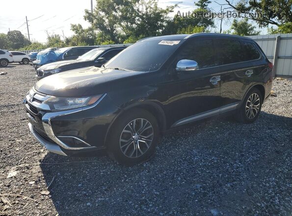 JA4AD3A3XHZ005680 2017 MITSUBISHI OUTLANDER Black Задня ліва чверть