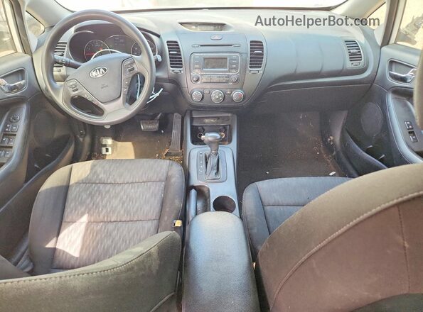 KNAFK4A66G5438871 2016 KIA FORTE White Widok zestawu wskaźników