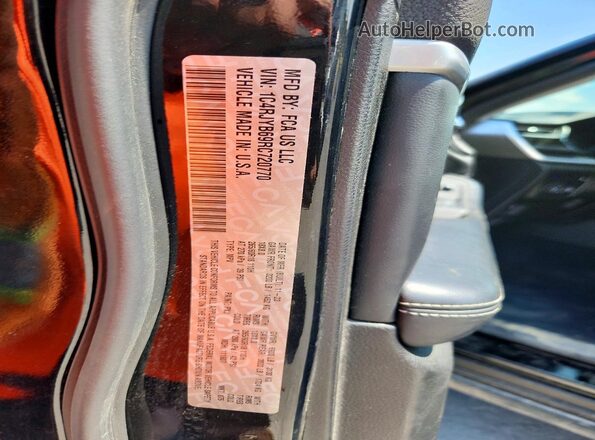 1C4RJYB69RC720770 2024 JEEP GRAND Black VIN კოდის სტიკერის ხედი