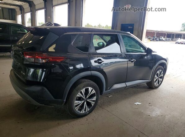 5N1BT3BB4NC692555 2022 NISSAN ROGUE Black Przód prawy