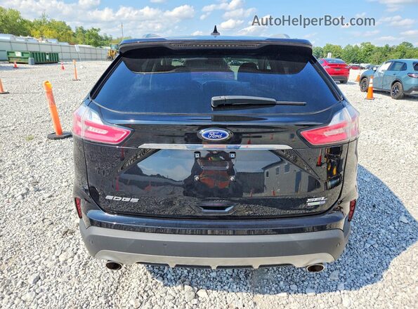 2FMPK4J90KBC58190 2019 FORD EDGE Black Vista interior delantera