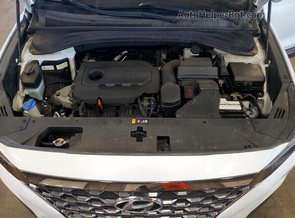 5NMS5CAD4LH162022 2020 HYUNDAI SANTA White VIN sticker view