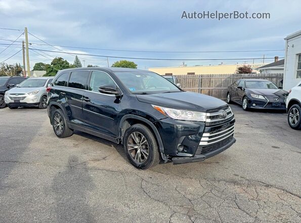 5TDBZRFH9JS904623 2018 TOYOTA HIGHLANDER Black უკანა მარცხენა