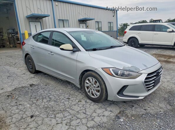 5NPD74LF7HH183609 2017 HYUNDAI ELANTRA Silver Front view