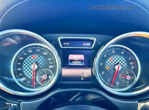4JGED6EB6GA025301 2016 MERCEDES-BENZ GLE-CLASS Black Dashboard view