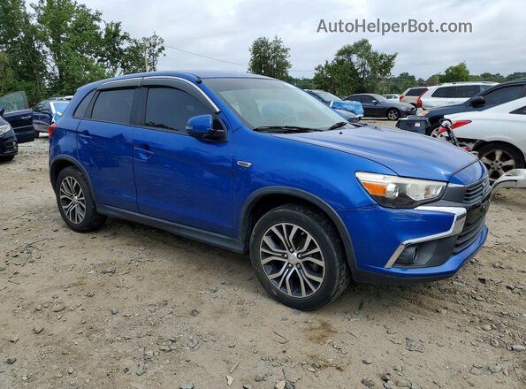 JA4AP3AU2GZ023590 2016 MITSUBISHI OUTLANDER Blue Front view