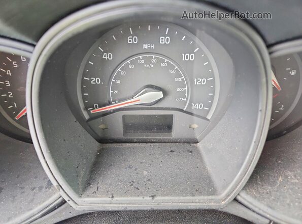 KNADM5A39G6648503 2016 KIA RIO White Widok tylnych siedzeń
