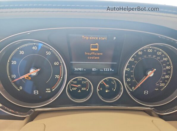 SCBET9ZA9G8053145 2016 BENTLEY OTHER White Widok tylnych siedzeń