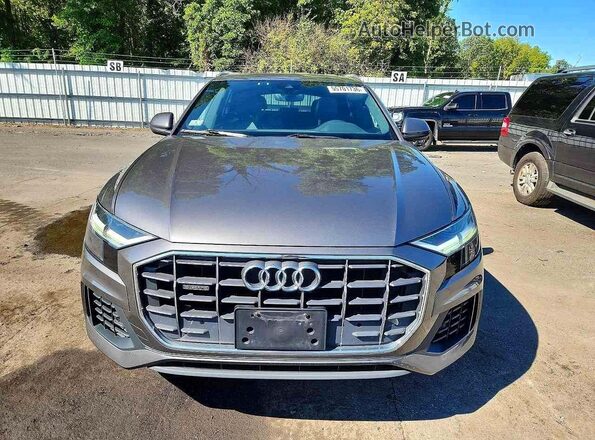 WA1AVAF10KD018936 2019 AUDI Q8 Gray Widok z tyłu