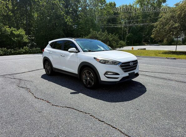 KM8J3CA22GU109278 2016 HYUNDAI TUCSON White Trasero izquierdo