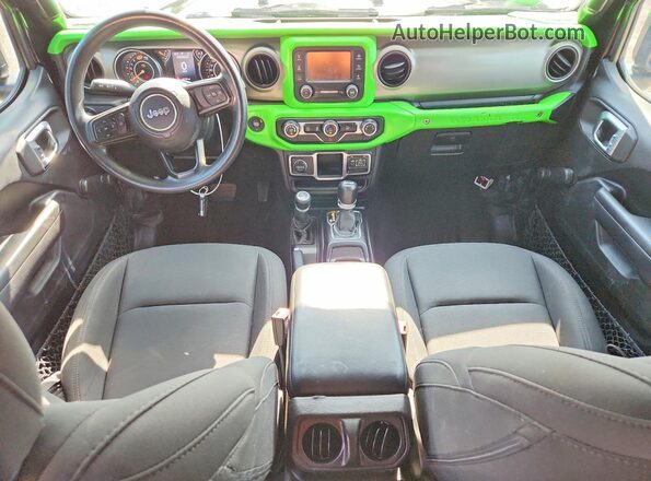 1C4HJXDN9JW329440 2018 JEEP WRANGLER Black Vista del cuadro de instrumentos