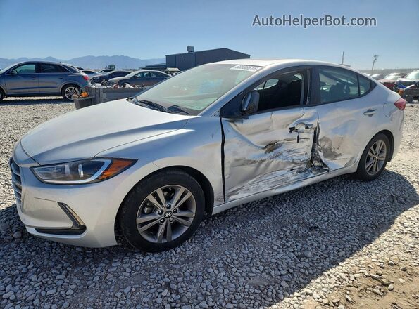 5NPD84LF6JH385862 2018 HYUNDAI ELANTRA Silver Rear left