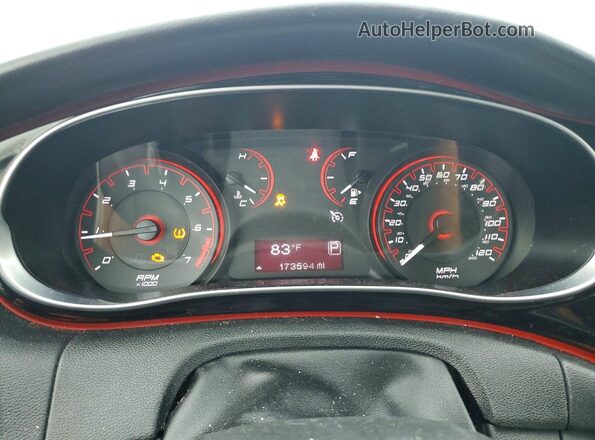 1C3CDFAA5GD577514 2016 DODGE DART White Vista de los asientos traseros