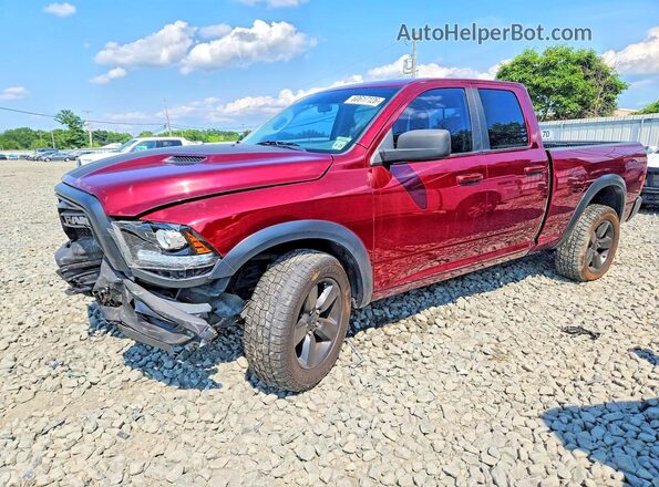1C6RR7GG7KS717504 2019 RAM 1500 Burgundy Задня ліва чверть