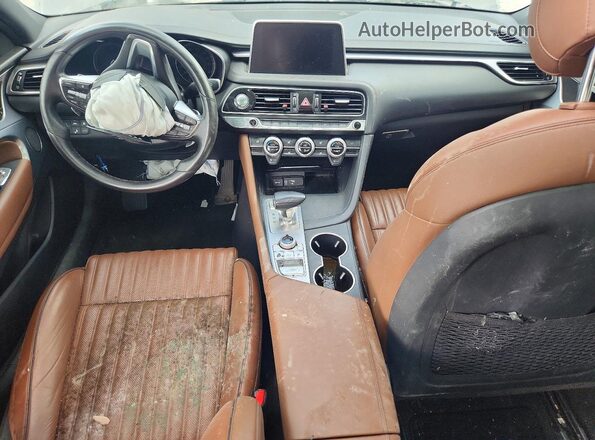 KMTG64LAXMU079895 2021 GENESIS G70 Gray Սարքավորումների վահանակի տեսք