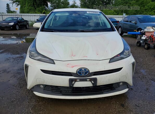 JTDL9MFU6M3030497 2021 TOYOTA PRIUS Белый Вид спереди
