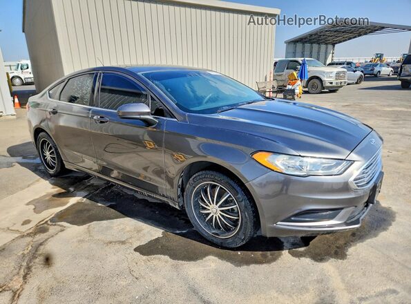 3FA6P0HD4HR255622 2017 FORD FUSION Gray Դիմացի տեսք