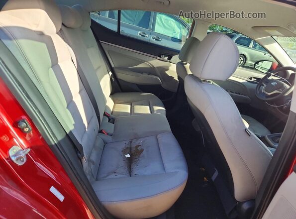 KMHD84LF1HU064453 2017 HYUNDAI ELANTRA Red Vista interior trasera