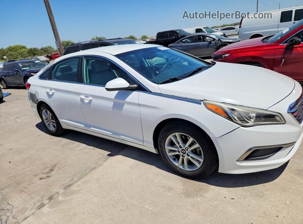 5NPE24AFXGH375823 2016 HYUNDAI SONATA White Widok z przodu