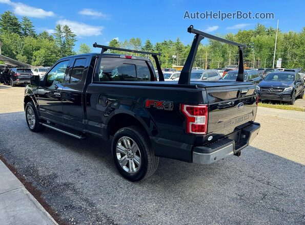 1FTEX1EP9LKE17445 2020 FORD F150 Black წინა მარჯვენა