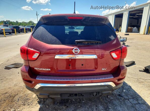 5N1DR2MN2HC610464 2017 NISSAN PATHFINDER Burgundy Vista interior delantera
