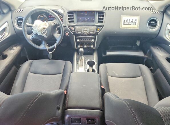 5N1DR2MN8HC654484 2017 NISSAN PATHFINDER Белый Вид щитка приборов