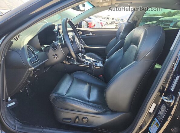 KNAE25LA2J6013040 2018 KIA STINGER Black Vista del salpicadero