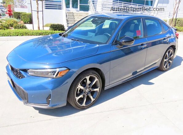 2HGFE4F85SH325565 2025 HONDA CIVIC Синий Задняя правая четверть