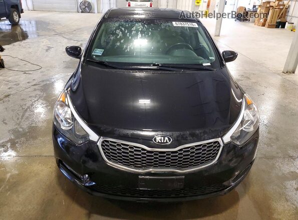 KNAFK4A64G5486305 2016 KIA FORTE Black უკანა ხედი