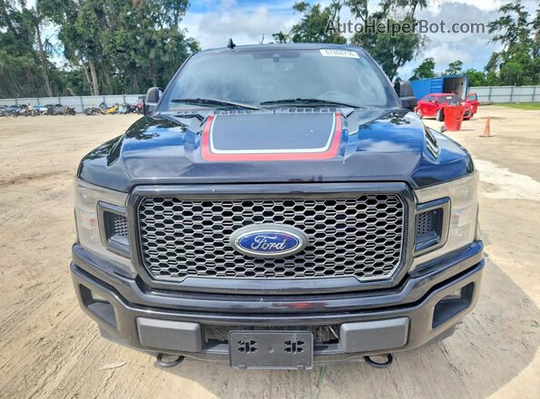 1FTEW1E53KFB97700 2019 FORD F150 Black Rear view