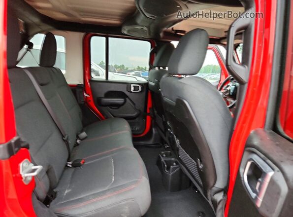 1C4PJXFNXSW521461 2025 JEEP WRANGLER Red Rear interior view