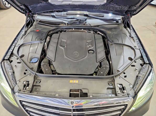 WDDUG8DB0JA381938 2018 MERCEDES-BENZ S Зеленый Вид подкапотного пространства