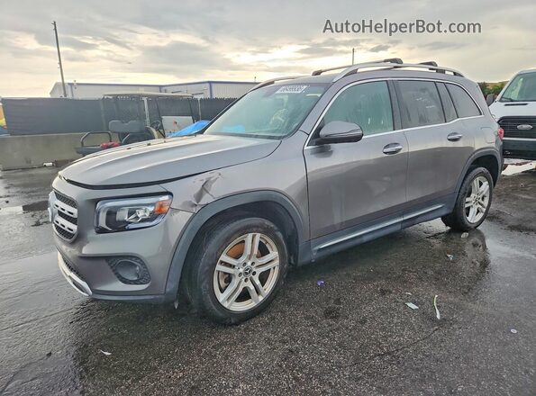 W1N4M4HB0NW234185 2022 MERCEDES-BENZ GLB-CLASS Gray Tył lewy