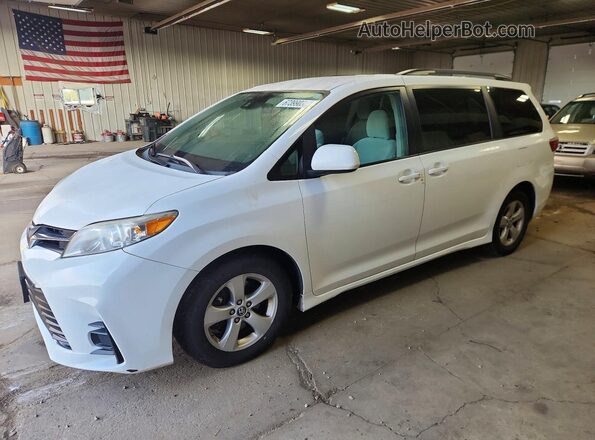 5TDKZ3DC7JS919576 2018 TOYOTA SIENNA White უკანა მარცხენა