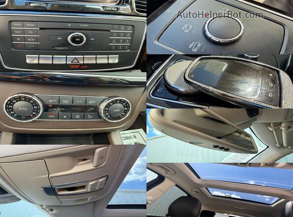 4JGDA5JB4GA708618 2016 MERCEDES-BENZ GLE Белый Панорамный вид салона 360°