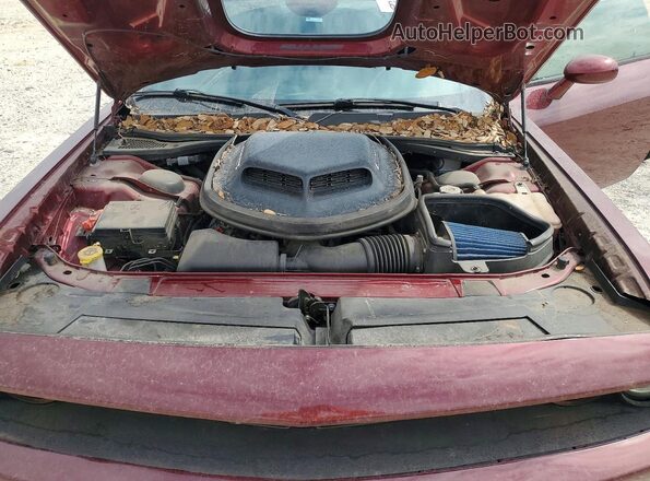 2C3CDZBT6HH639993 2017 DODGE CHALLENGER Красный Вид подкапотного пространства