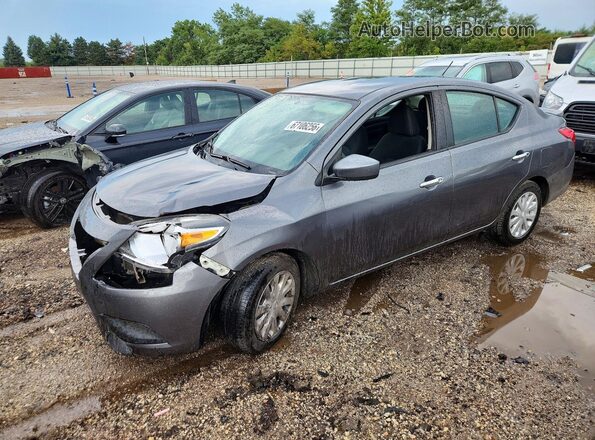 3N1CN7AP7JL814110 2018 NISSAN VERSA Gray Trasero izquierdo